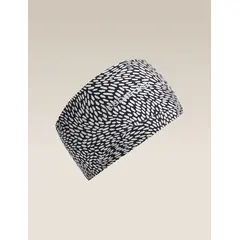 Icebreaker opaska na głowę merino U Merino 200 Oasis Headband Flock Form - Midnight Navy/Snow