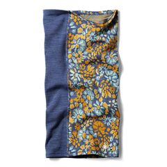 Smartwool komin Thermal Merino Colorblock Neck Gaiter - nightfall blue floral