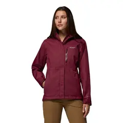 Columbia kurtka przeciwdeszczowa damska Pouring Adventure III Jacket - Rich Wine, Rozmiar: S