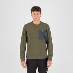 Karpos bluza męska Mesdi Fleece Crewneck - Deep Depths /  Woodland Grey, Rozmiar: M