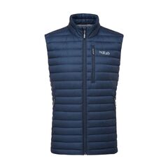 Rab - Kamizelka puchowa męska Microlight Vest - Tempest Blue, Rozmiar: M