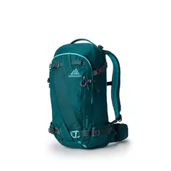 Gregory - Plecak skitourowy damski  Womens Targhee 30 - Emerald Teal, Rozmiar: S/M