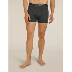 Icebreaker bokserki męskie z wełny merino Anatomica Boxers - Jet Heather, Rozmiar: L