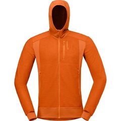 Norrona - Bluza falketind Alpha 120 Zip Hood Gold Flame, Rozmiar: L