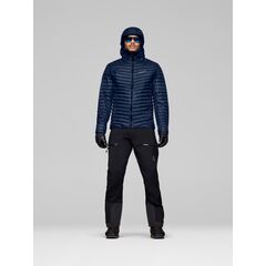 Norrona - Męska kurtka puchowa trollveggen down800 super light Hood Indigo Night, Rozmiar: XL