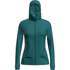 Icebreaker bluza damska z kapturem Merino 260 Quantum IV LS Zip Hoodie - Tidal Teal, Rozmiar: S