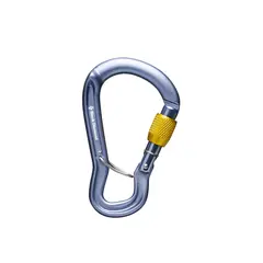 Black Diamond zakręcany karabinek GRIDLOCK SCREWGATE CARABINER - Gray
