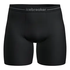 Icebreaker bokserki męskie z wełny merino  M Anatomica Long Boxers  - black, Rozmiar: L