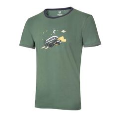 Ocun koszulka męska Classic T Organic Men Magic Bus - Green Duck, Rozmiar: XL