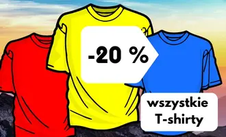Promocja na wszystkie T-shirty -20%