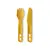 Zestaw sztucców Sea To Summit Passage Cutlery Set 2 sztuki, Kolor: żółty