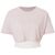 Super.Natural koszulka damska Crop Losee Tee - orchid ice / fresh white, Rozmiar: XS