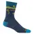 Darn Tough - skarpety męskie  Ridge Runner Micro Crew Ultra-Lightweight - Midnight, Rozmiar: M (41-42.5)