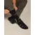Icebreaker skarpetki merino męskie M Ultralight Crew Camp Essentials -  Black/Alloy, Rozmiar: L (44.5-46.5)