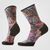 Smartwool skarpety damskie W Trail Run Targeted Cushion Triangle Prism Print Crew Socks - garden pink, Rozmiar: S (34-37)