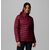 Columbia kurtka puchowa damska Corelite Down Hooded Jacket - Rich Wine, Rozmiar: S