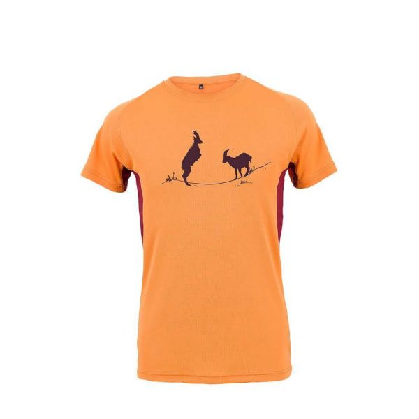 Koszulka męska CHE Milo orange/burgundy