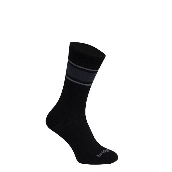 Skarpety męskie Bridgedale Merino Sock / Liner black/light grey