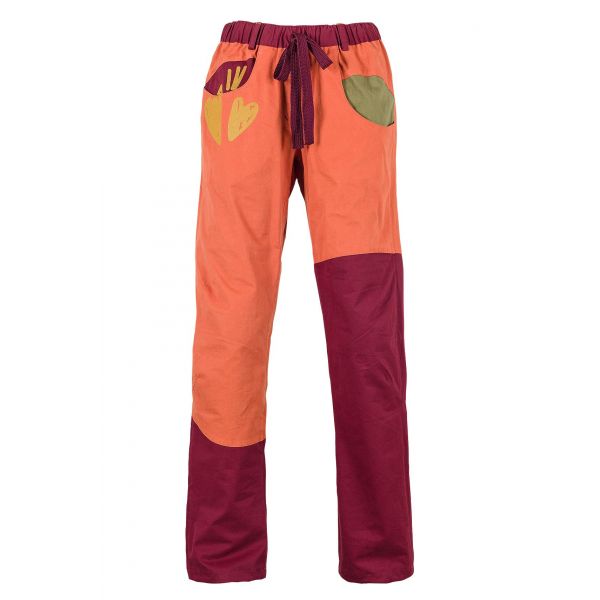 Spodnie wspinaczkowe damskie TOFFO LADY Milo - orange/burgundy