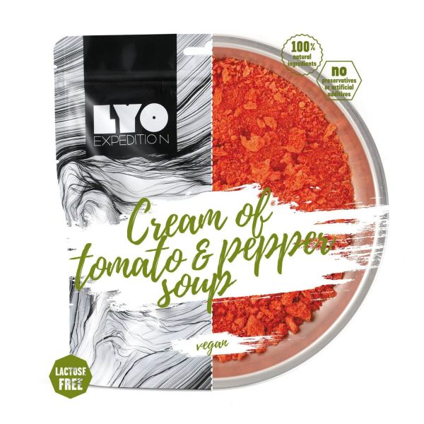 Lyo Food - żywność liofilizowana - Zupa - krem pomidorowo-paprykowy 370 g