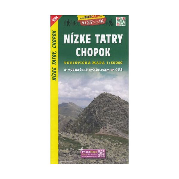 Shocart - Mapa Nizne Tatry Chopok 1:50 000