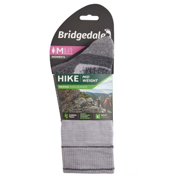 Bridgedale - Skarpety damskie Hike midweight silver grey
