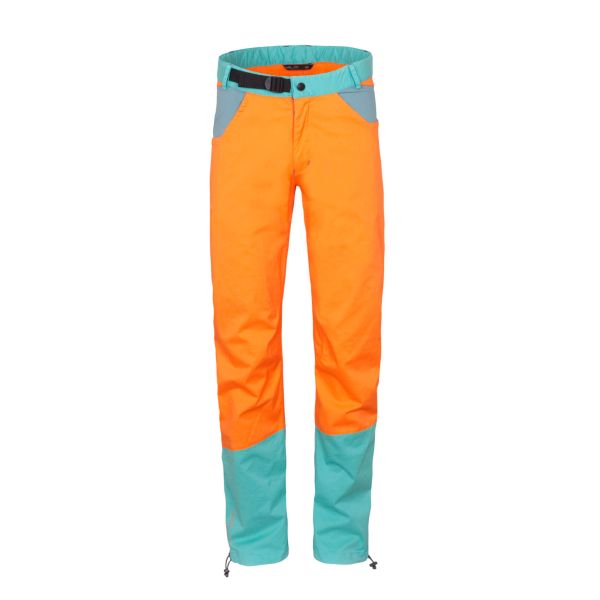Milo - Spodnie wspinaczkowe JULIAN orange / turquoise