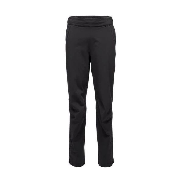 Black Diamond - Spodnie membranowe  Stormline Stretch Full Zip Rain Pants black