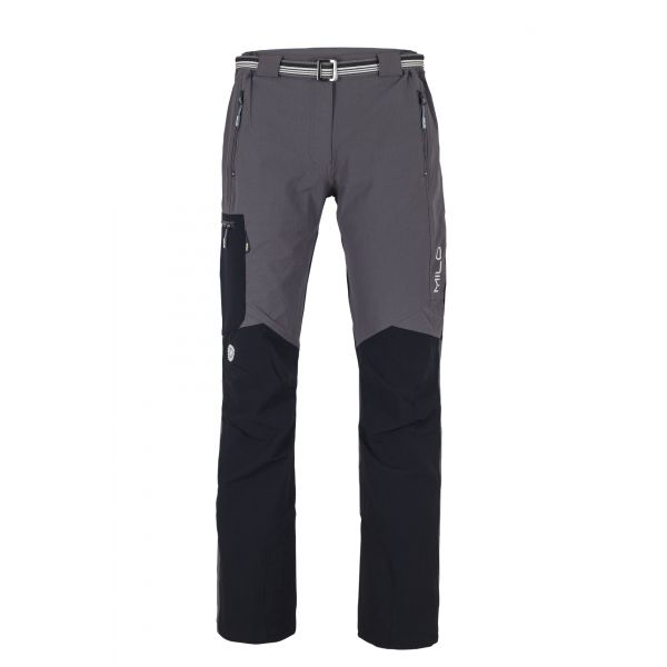 Milo - Spodnie trekkingowe damskie VINO LADY  grey/black/grey zips