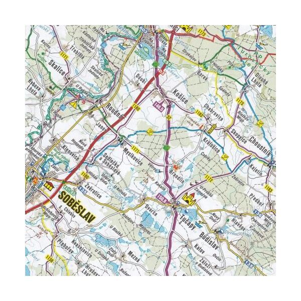 SHC - Mapa Greenway Praha-Wien 1:110 000