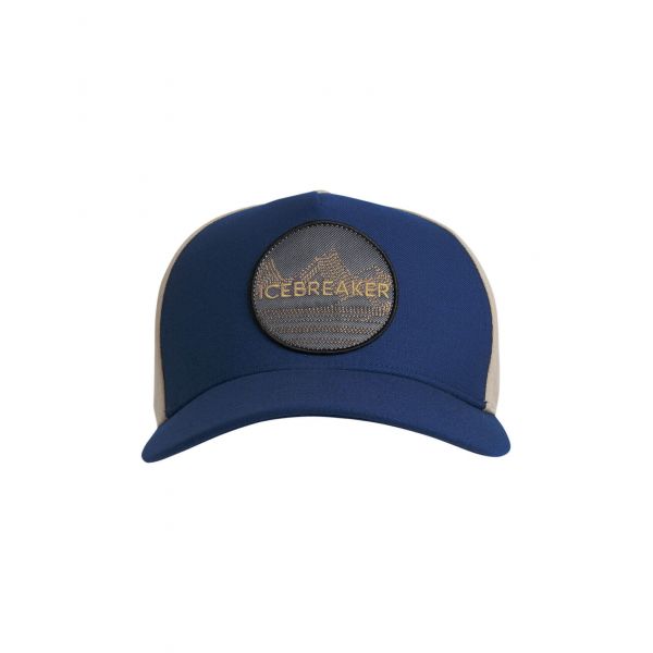 Icebreaker - Czapka z daszkiem unisex Graphic Hat estate blue
