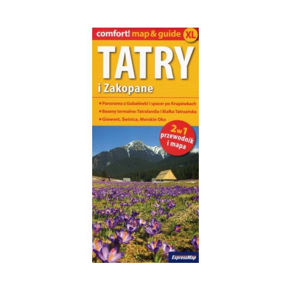 ExpressMap - Mapa Tatry i Zakopane 2w1 - przewodnik i mapa
