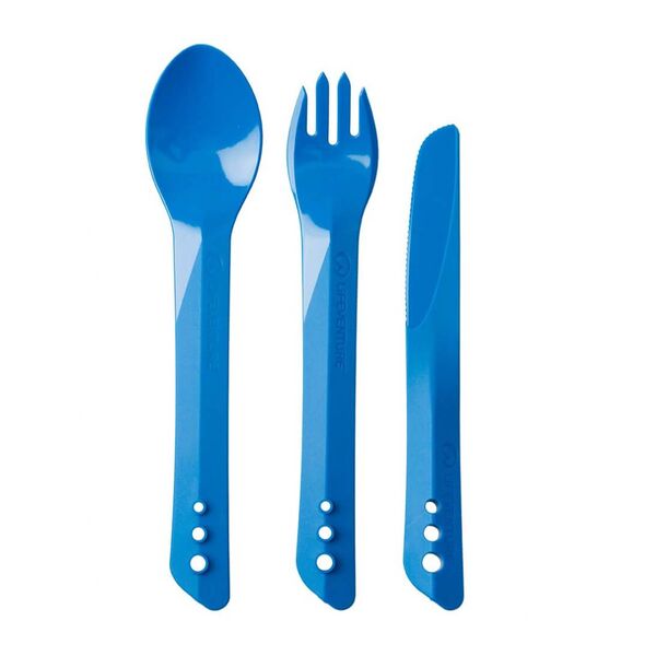 Lifeventure - Zestaw sztućców Ellipse Cutlery Set Blue