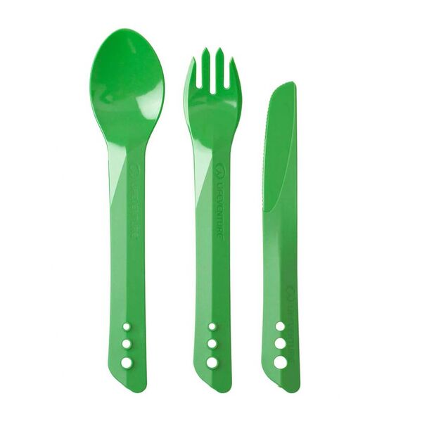 Lifeventure - Zestaw sztućców Ellipse Cutlery Set Green