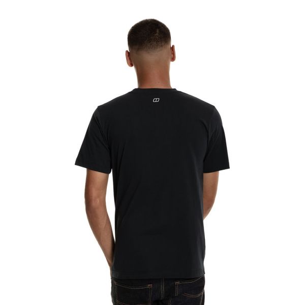 Berghaus - T-shirt męski Abstract Mountain black