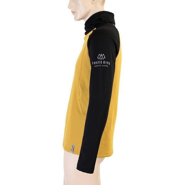 Sensor - Bluza męska Coolmax Thermo sweat shirt mustard / black