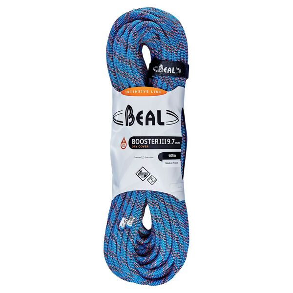 BEAL - Lina dynamiczna Booster 9.7 mm x 60 m Dry Cover blue