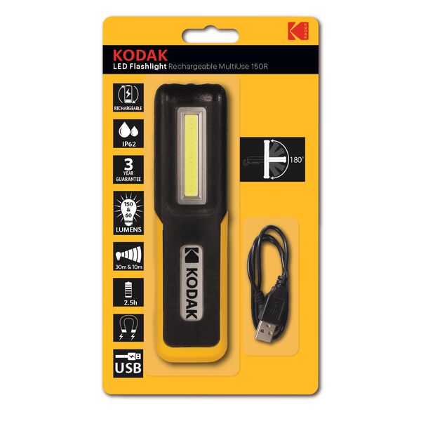 Kodak - Ładowalna latarka Led Multi-Use 150R Rechargable