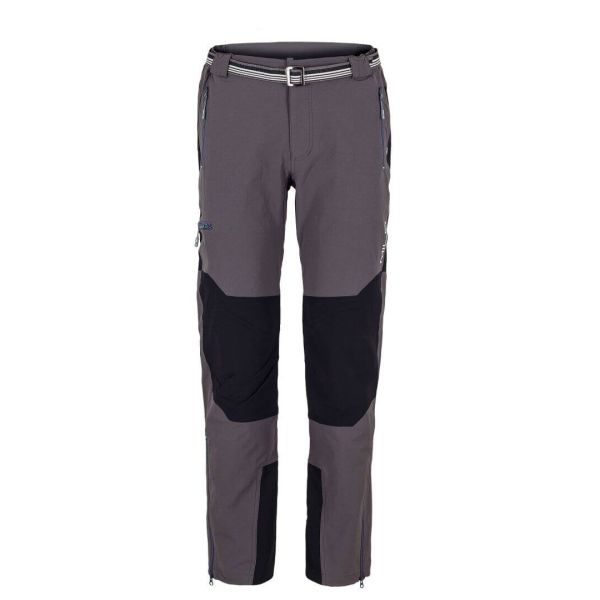 MILO - Spodnie męskie trekkingowe BRENTA grey/black