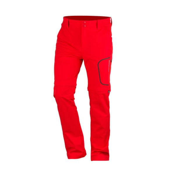 Northfinder  - Spodnie męskie z odpinanymi nogawkami Kakelo red