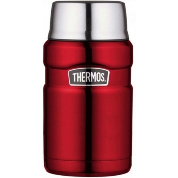 Thermos Style - Termos obiadowy z kubkiem - czerwony 710 ml