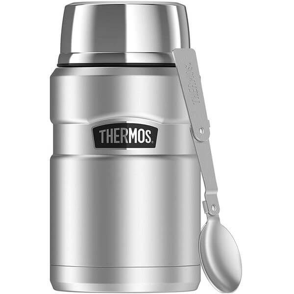 Thermos - Termos obiadowy z łyżką i kubkiem - stal nierdzewna 700ml