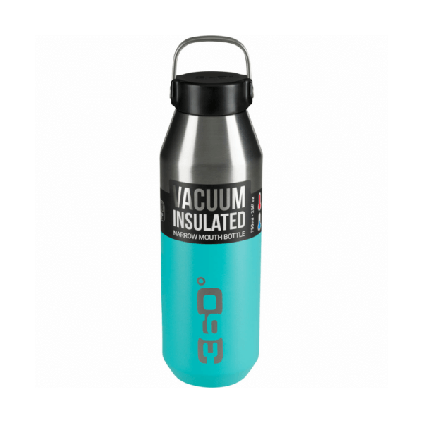 360 Degrees - Butelka termiczna Vacuum Insulated Stainless Narrow Mouth 750ml turquoise