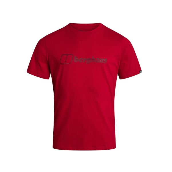 Berghaus - T-shirt męski Modern Logo T-shirt red