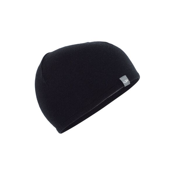 Icebreaker - Czapka Pocket Hat Black / Gritstone
