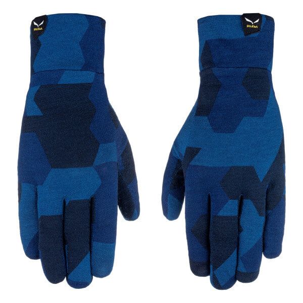 Salewa - Rękawiczki Cristallo Liner Gloves Navy Camou