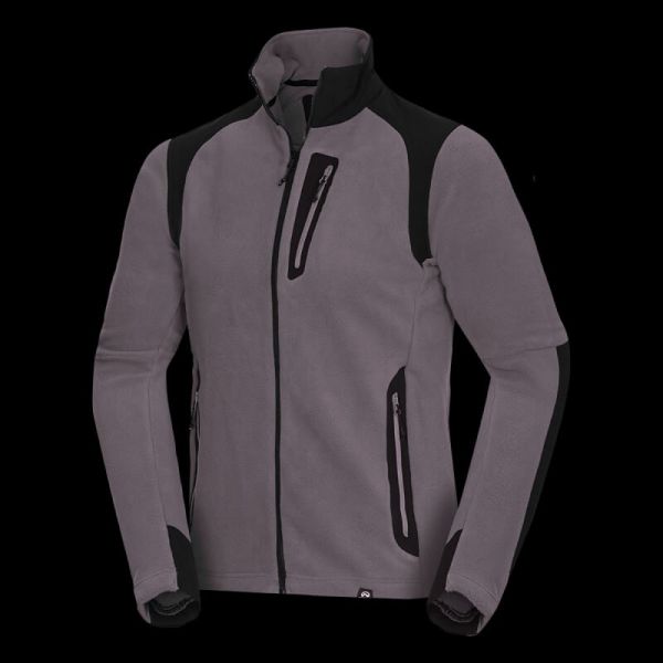 Northfinder - Ciepła bluza polarowa męska Tribec grey / black