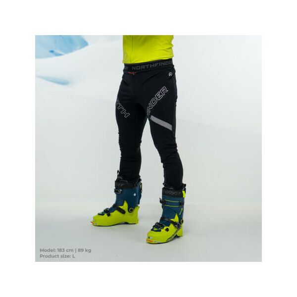 Northfinder - Męskie spodnie/legginsy skiturowe Zdiare black