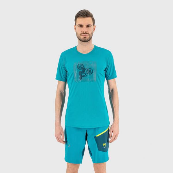 Karpos - T-shirt męski Val Federia Tee Enamel Blue Print 2