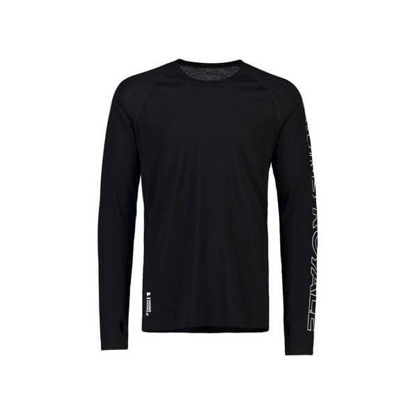 Mons Royale - Koszulka męska merino Temple Tech LS Black